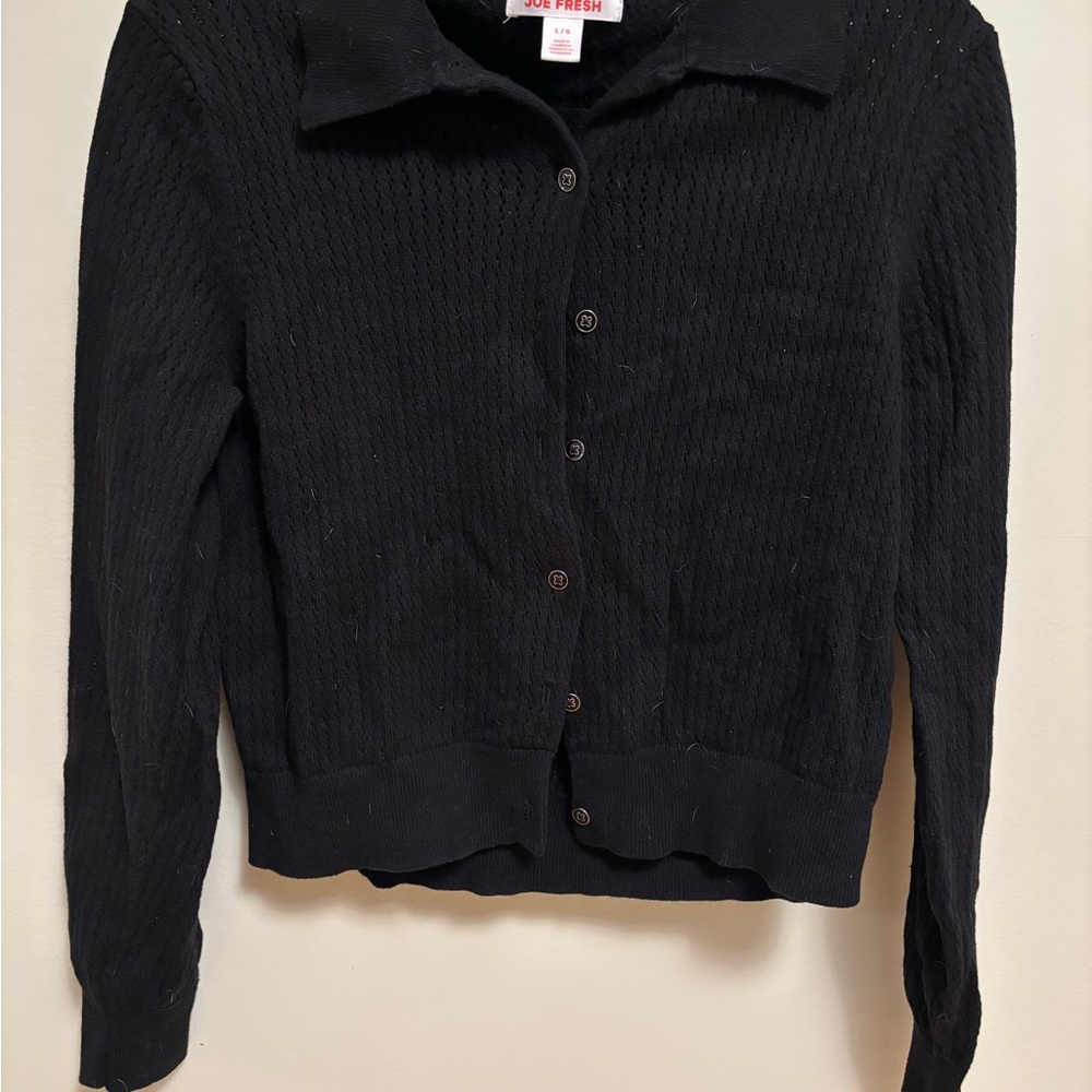 Joe Fresh Classic Black Women's Cardigan